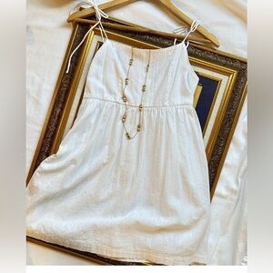 Altar'd State Ivory Dress with Delicate Straps